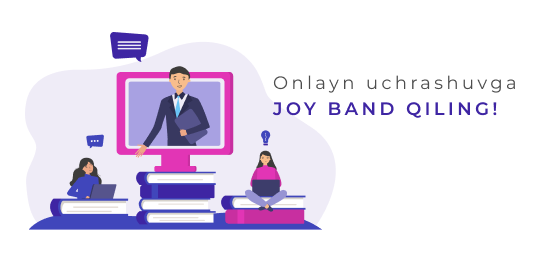 Uchrashuvni bron qilish - Bosh sahifa